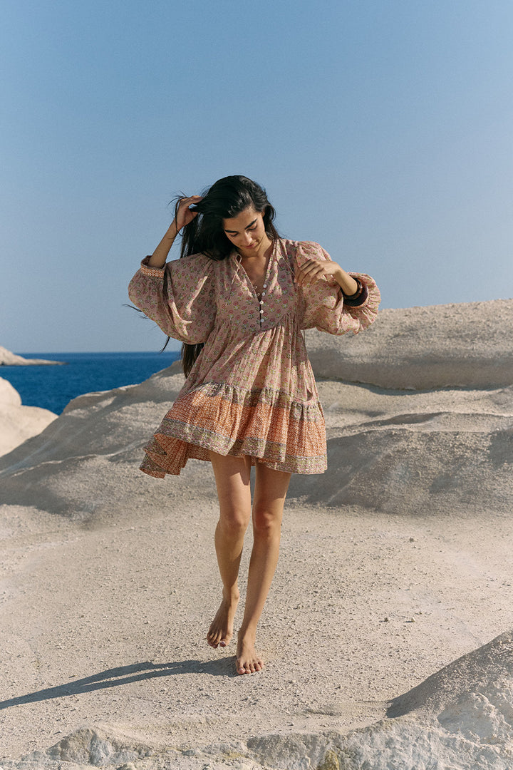 Bhoomi Mini Dress ~ Sunset