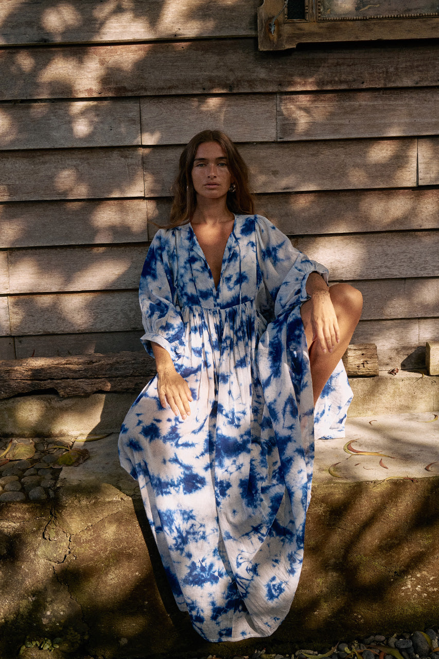Kyra Maxi Dress ~ Deep Sea