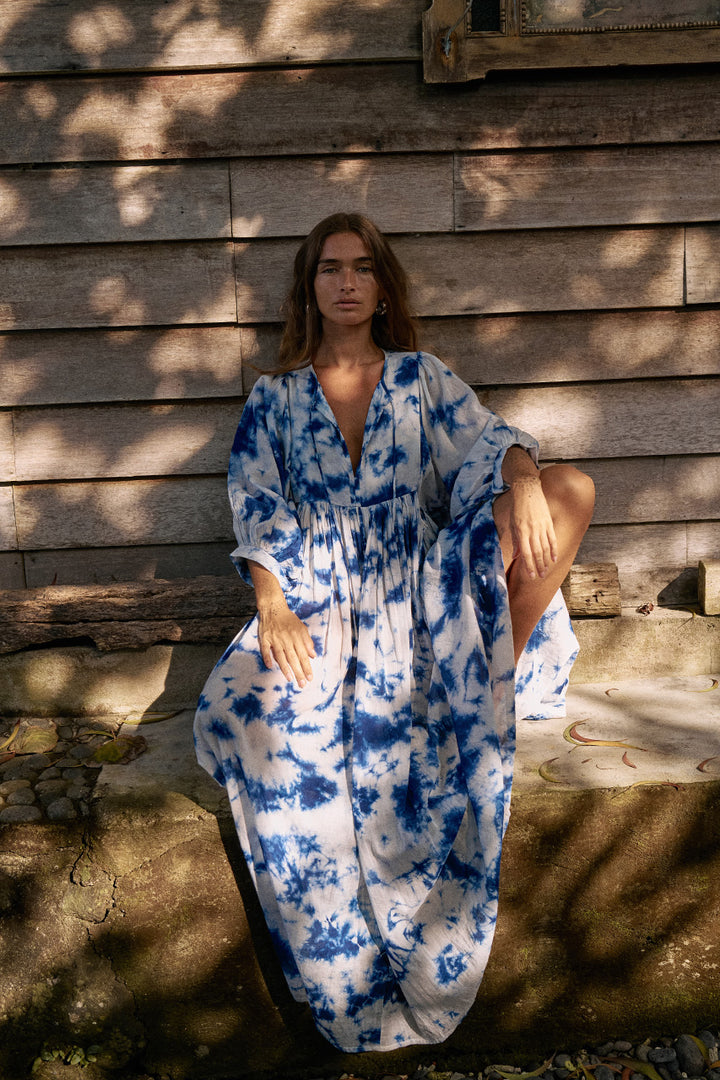Kyra Maxi Dress ~ Deep Sea